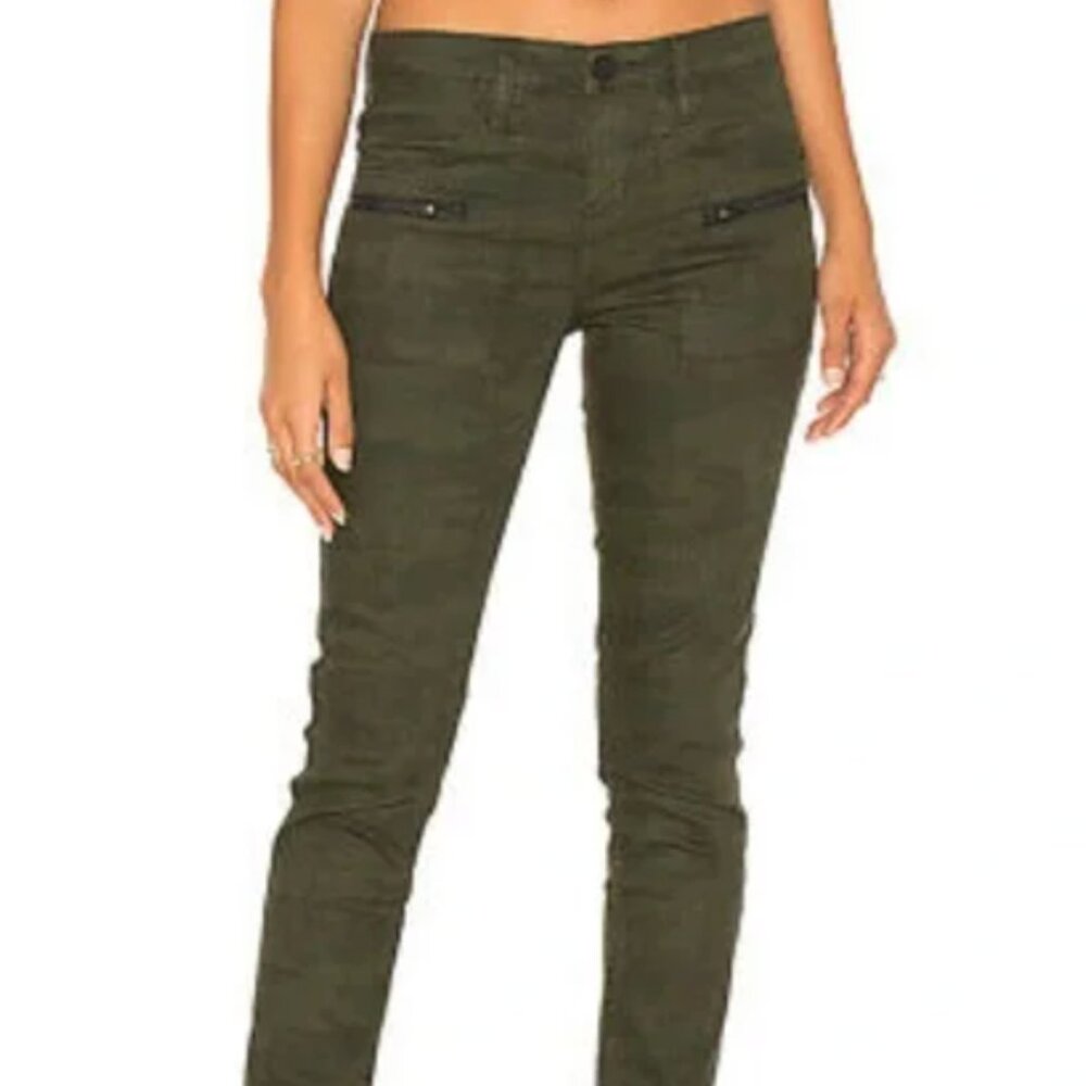 Sanctuary Olive Camouflage Skinny Denim Jeans - 10